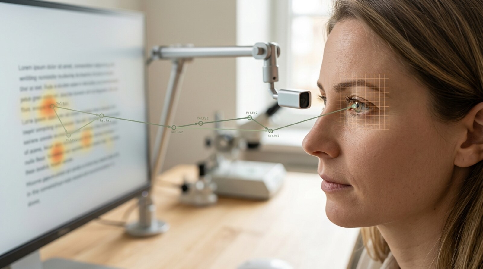 Imagem do projeto Desenvolvimento e testes de um sistema para mensurar o desempenho de leitura por rastreamento ocular